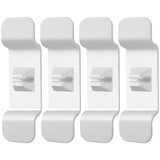 4-Piece: Cord Organizers Self-Adhesive Appliances Cord Holder White Everything Else - Tophatter Daily Deals