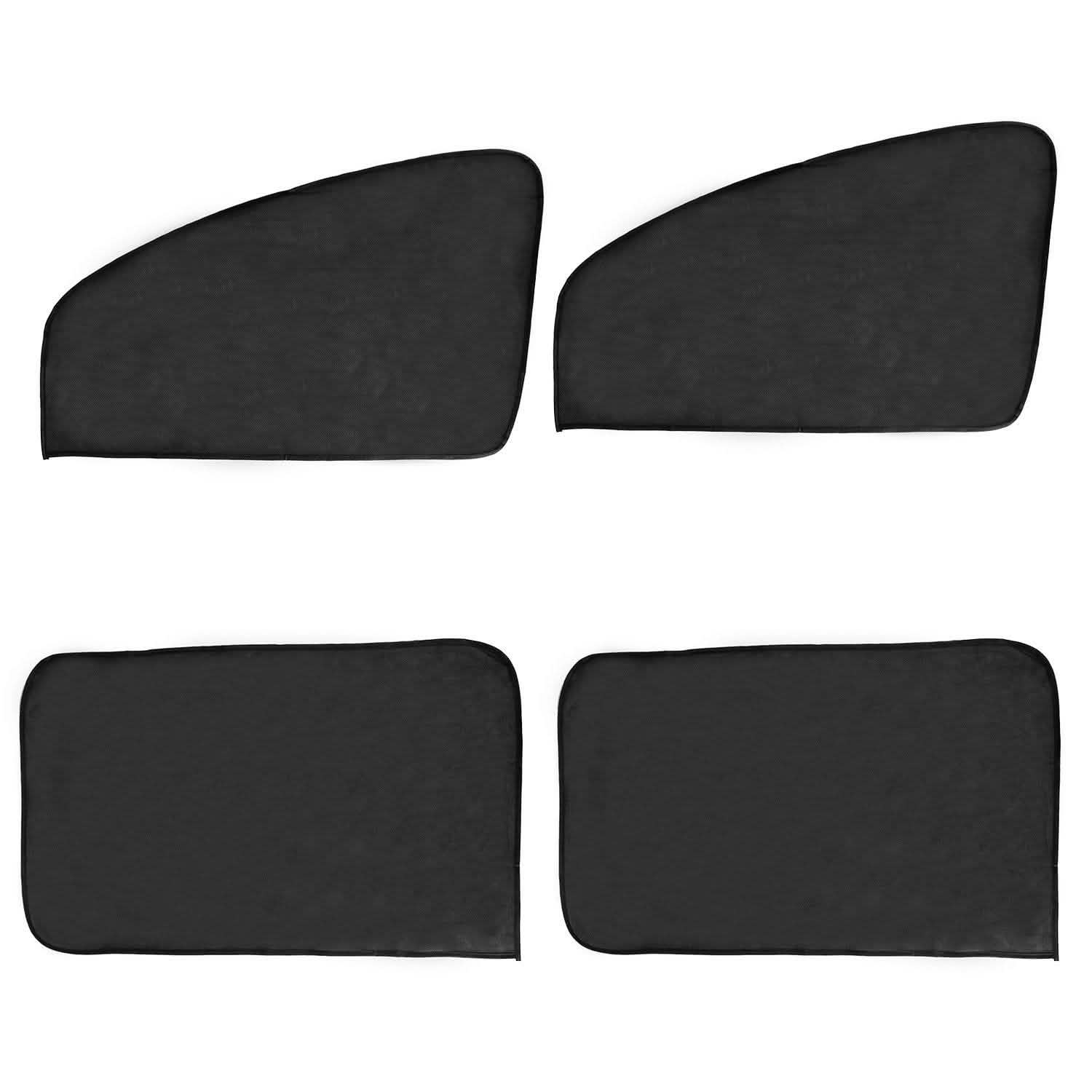 4-Piece: Front Rear Car Window Magnet Covers Automotive - Tophatter Daily Deals