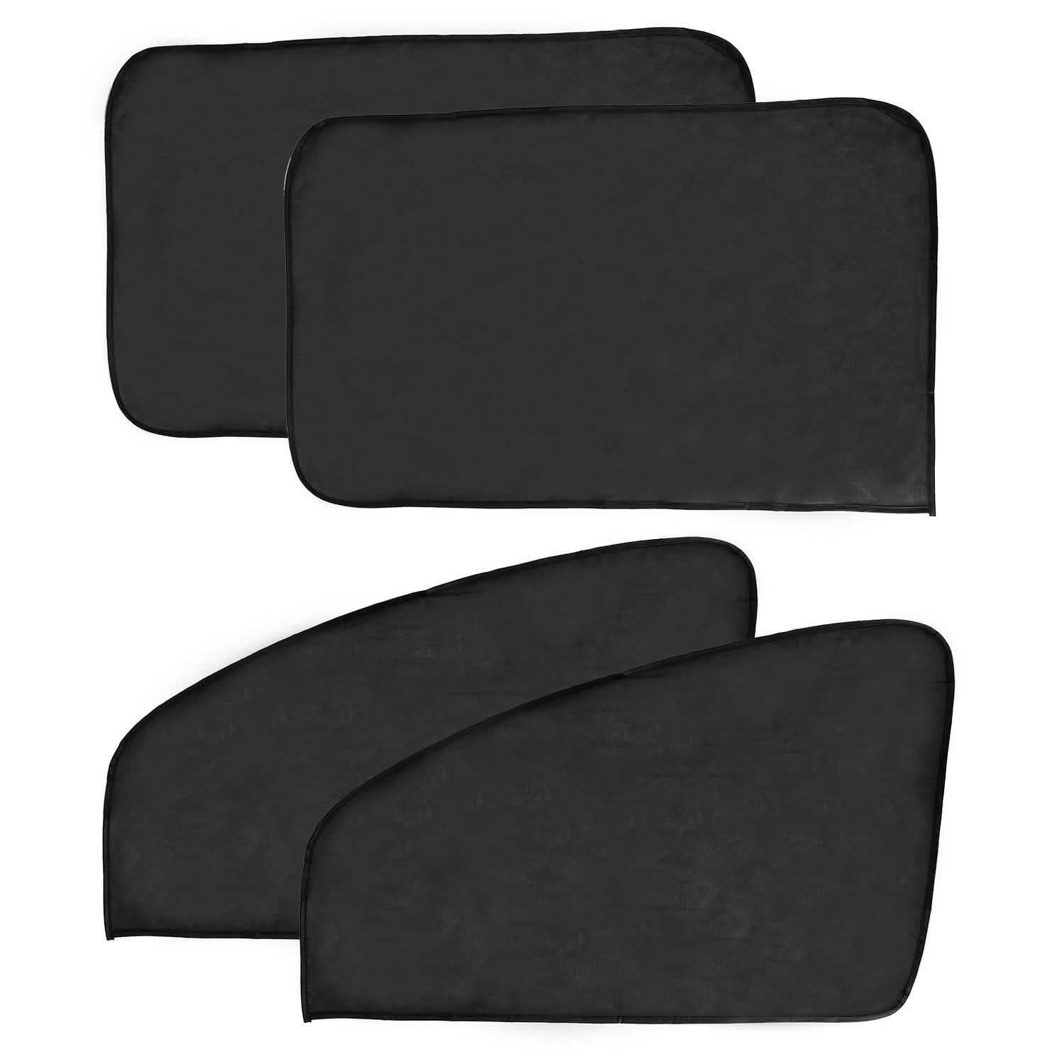 4-Piece: Front Rear Car Window Magnet Covers Automotive - Tophatter Daily Deals
