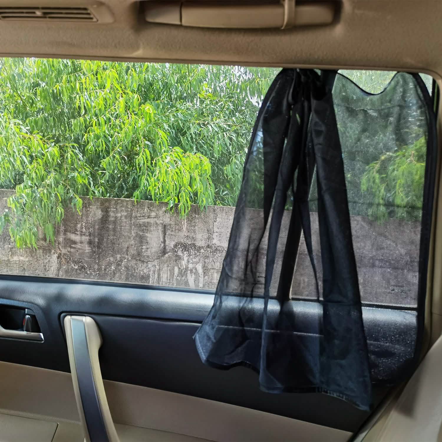 4-Piece: Front Rear Car Window Magnet Covers Automotive - Tophatter Daily Deals