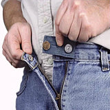 4-Piece: Jeans Elastic Waistband Button Extender Belt Belts & Ties - Tophatter Daily Deals