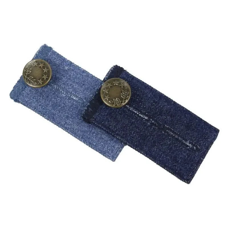 4-Piece: Jeans Elastic Waistband Button Extender Belt Belts & Ties - Tophatter Daily Deals
