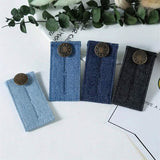 4-Piece: Jeans Elastic Waistband Button Extender Belt Belts & Ties - Tophatter Daily Deals