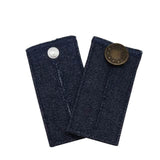 4-Piece: Jeans Elastic Waistband Button Extender Belt Navy Belts & Ties - Tophatter Daily Deals