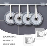 4-Piece: No Drill Curtain Rod Hook Holder Furniture & Decor - Tophatter Daily Deals