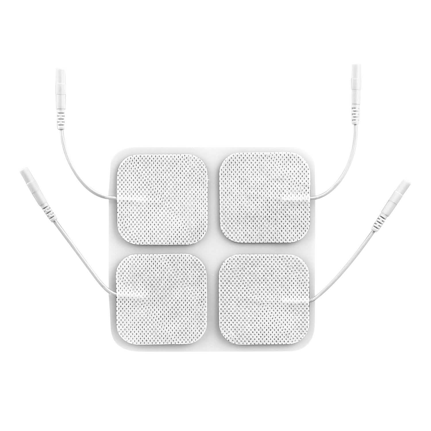 4-Piece: Reusable Self-Adhesive Replacement Electrode Pads Health & Wellness - Tophatter Daily Deals