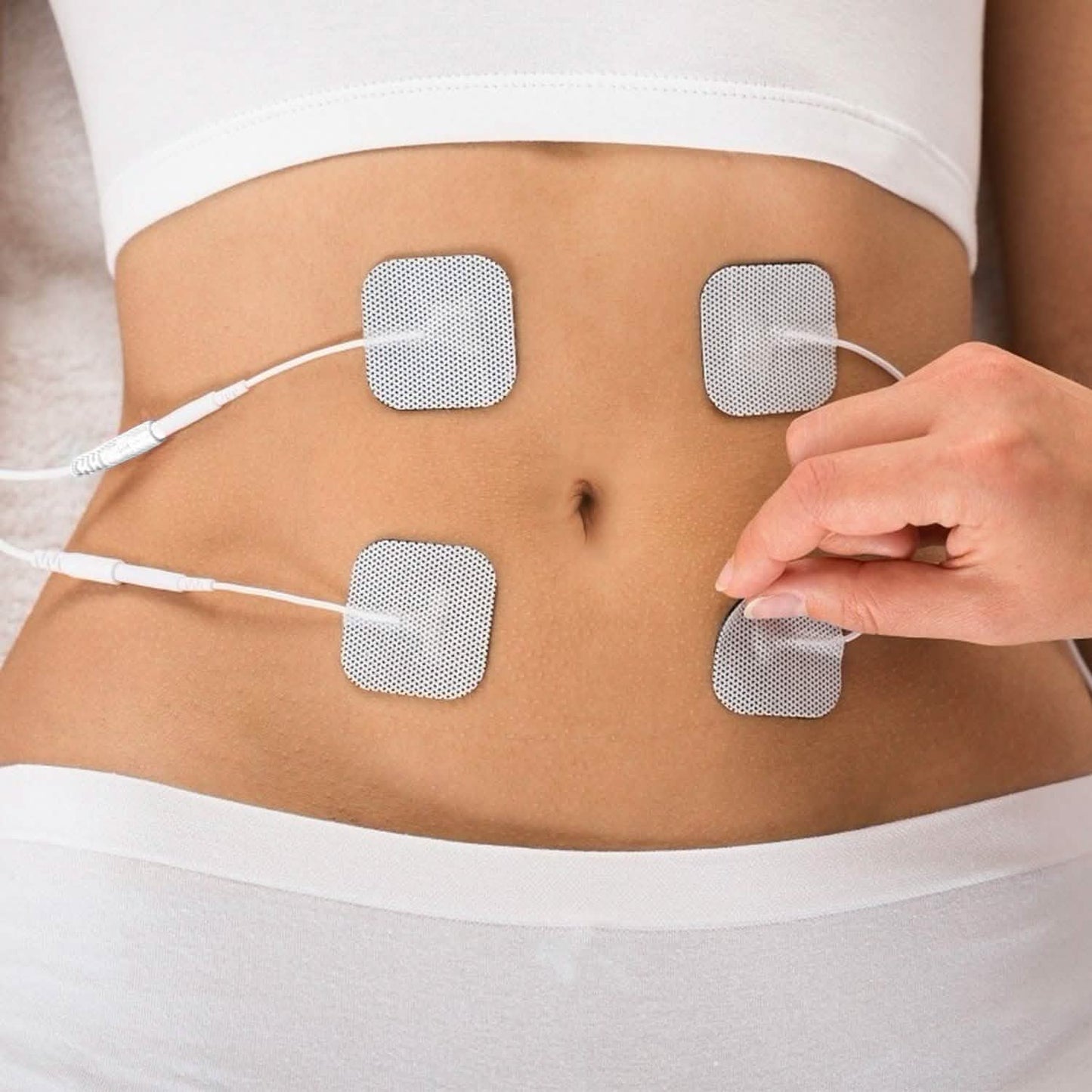 4-Piece: Reusable Self-Adhesive Replacement Electrode Pads Health & Wellness - Tophatter Daily Deals