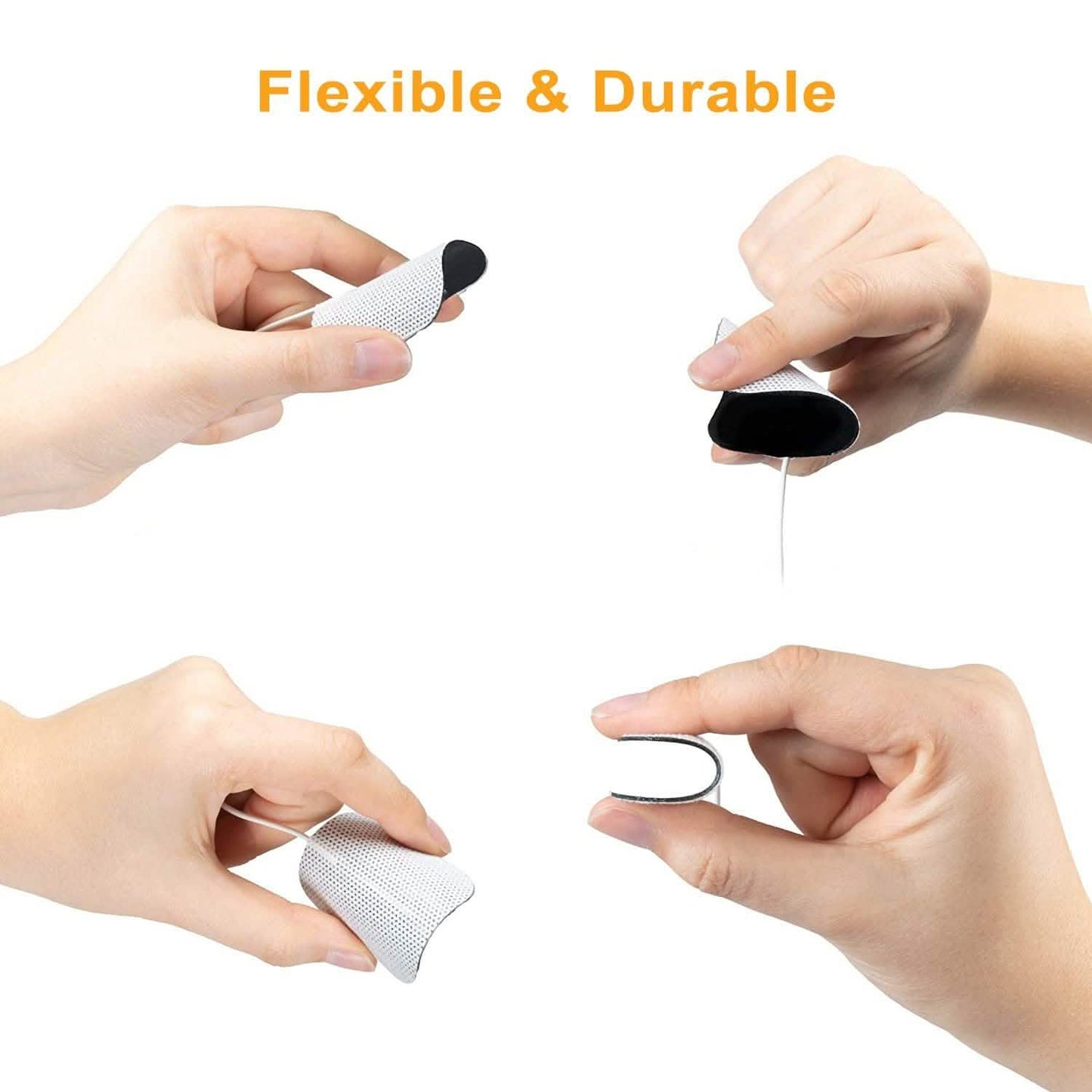 4-Piece: Reusable Self-Adhesive Replacement Electrode Pads Health & Wellness - Tophatter Daily Deals