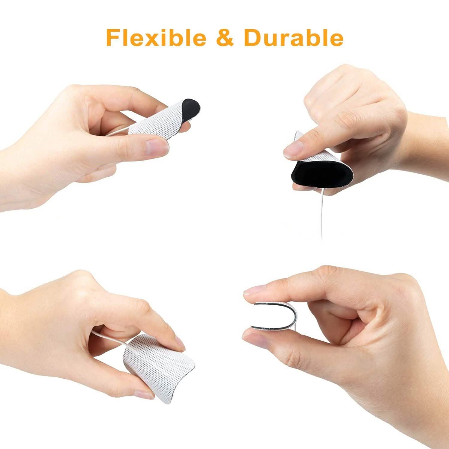 4-Piece: Reusable Self-Adhesive Replacement Electrode Pads Health & Wellness - Tophatter Daily Deals