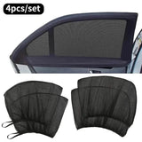 4-Piece Set: Car Window Shades For Front And Back Window Automotive - Tophatter Daily Deals