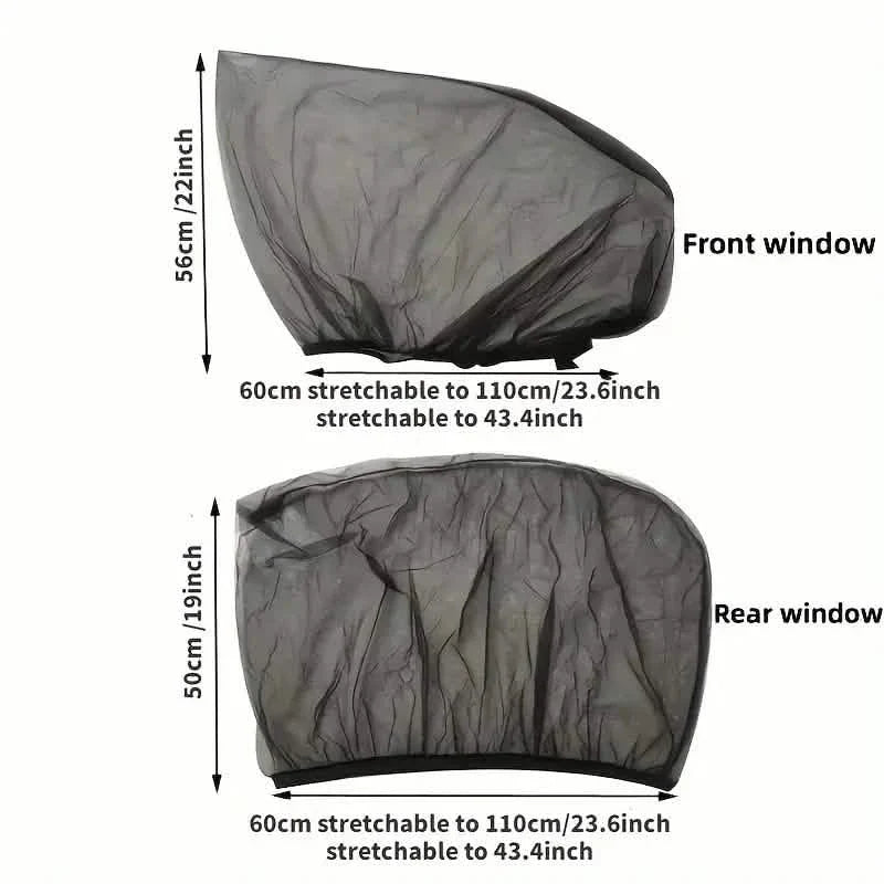 4-Piece Set: Car Window Shades For Front And Back Window Automotive - Tophatter Daily Deals