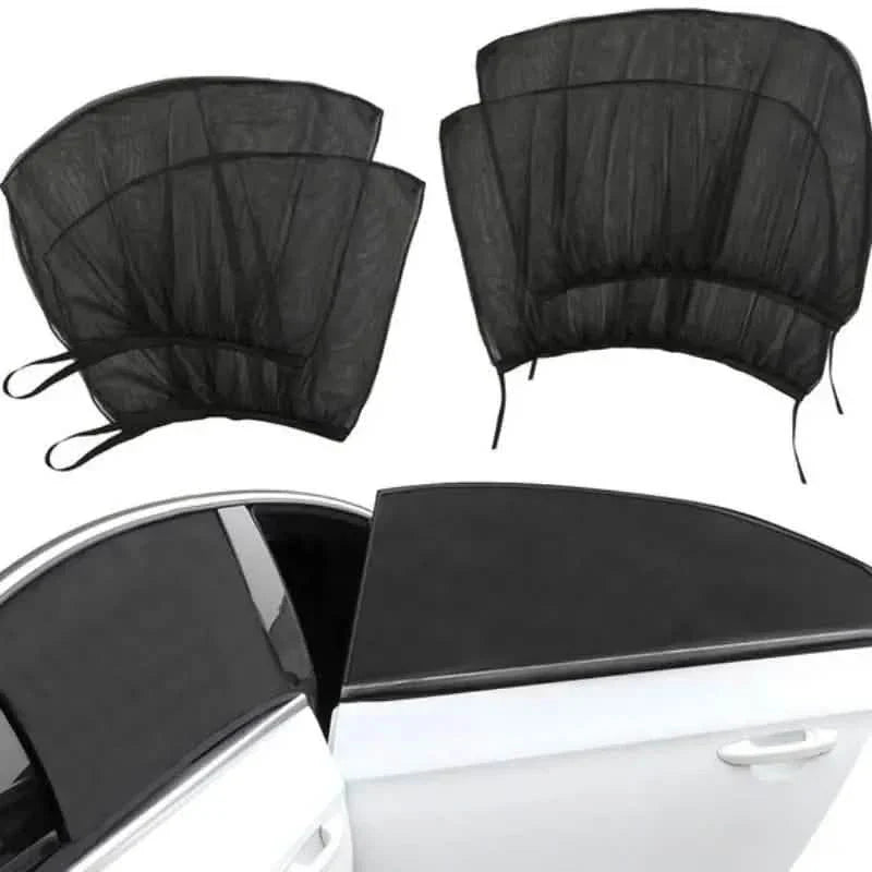 4-Piece Set: Car Window Shades For Front And Back Window Automotive - Tophatter Daily Deals