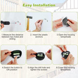 4-Piece: Solar Fence Outdoor Lights Outdoor Lighting - Tophatter Daily Deals