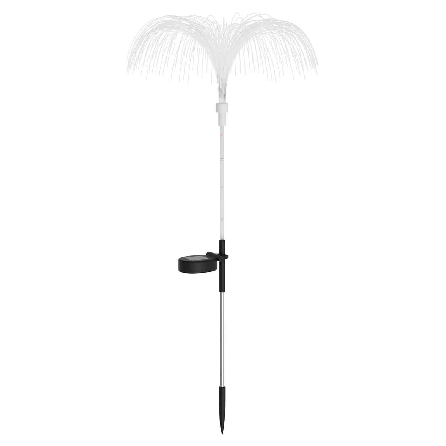4-Piece: Solar Powered Jellyfish Lights Outdoor Lighting - Tophatter Daily Deals