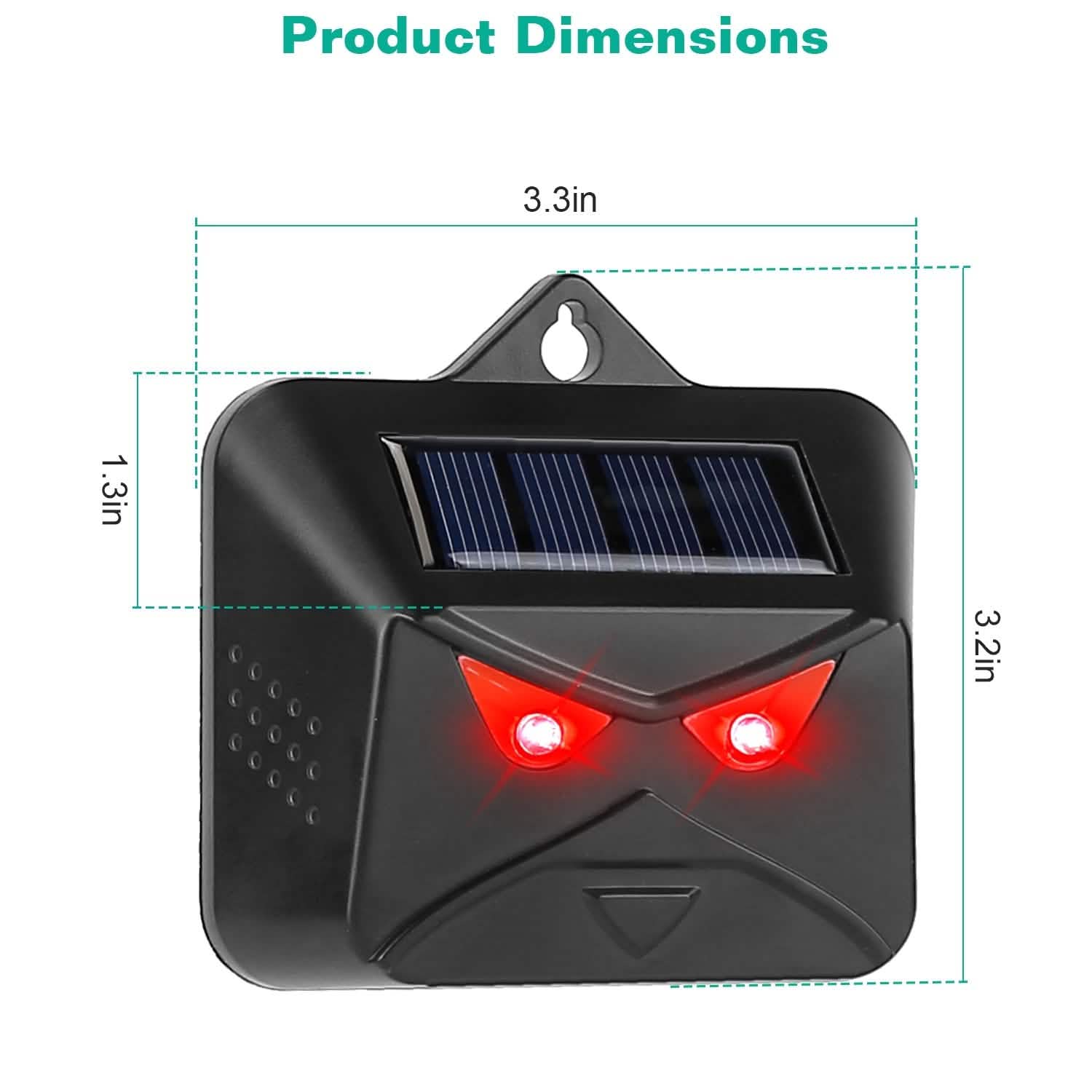 4-Piece: Solar Predator Control Light Pest Control - Tophatter Daily Deals