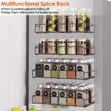 4-Piece: Strong Magnetic Spice Rack Organizer Kitchen Storage - Tophatter Daily Deals