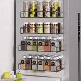 4-Piece: Strong Magnetic Spice Rack Organizer Kitchen Storage - Tophatter Daily Deals