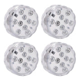 4-Piece: Submersible RGB LED Lights Indoor Lighting - Tophatter Daily Deals