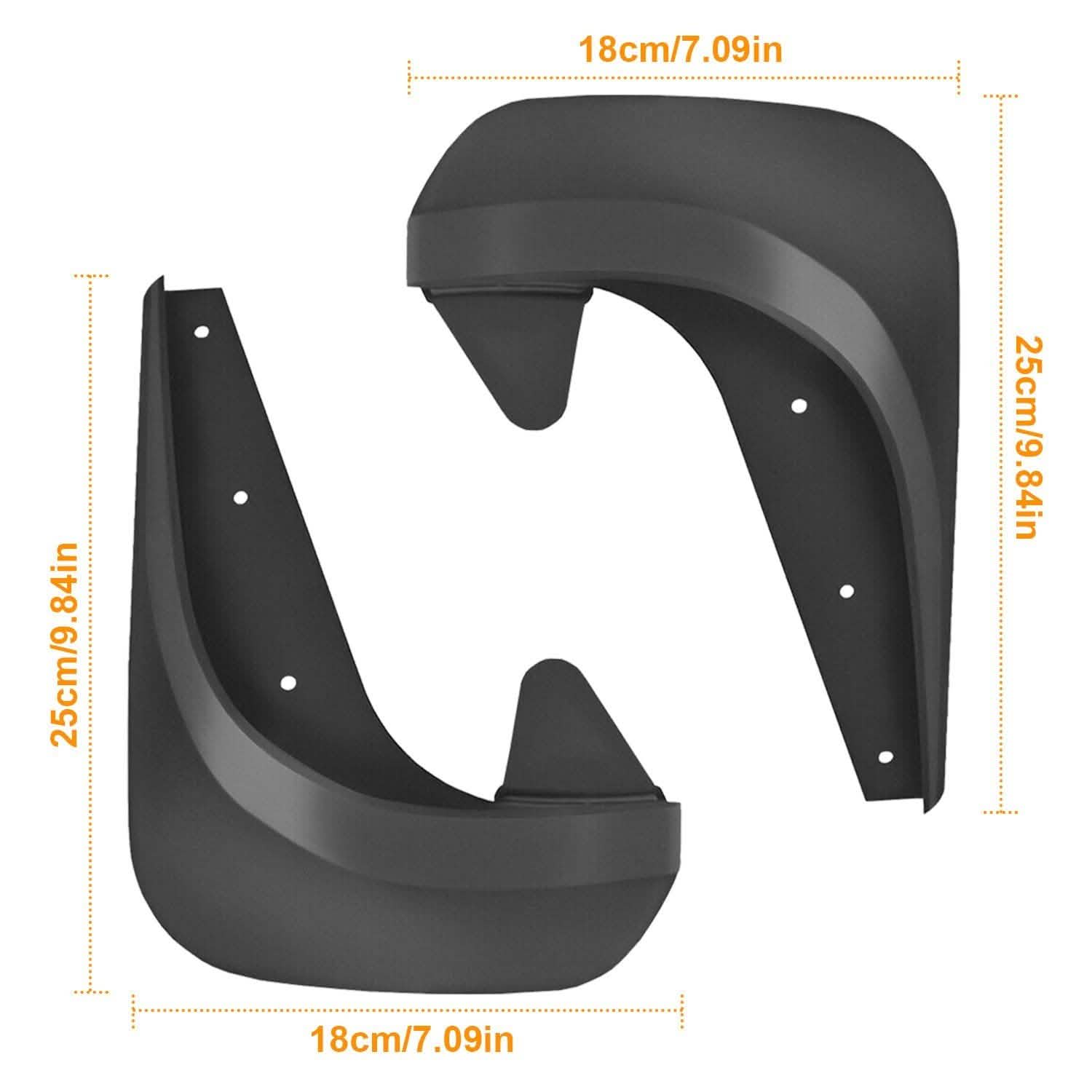 4-Piece: Universal Fit Car Mudguard Flaps Automotive - Tophatter Daily Deals