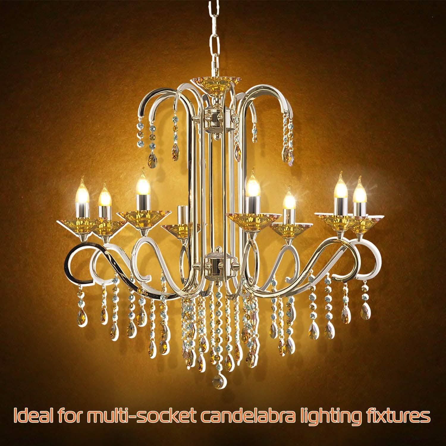 4-Pieces: 5W E12 Candelaria Bulbs Indoor Lighting - Tophatter Daily Deals