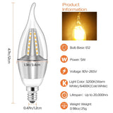 4-Pieces: 5W E12 Candelaria Bulbs Indoor Lighting - Tophatter Daily Deals