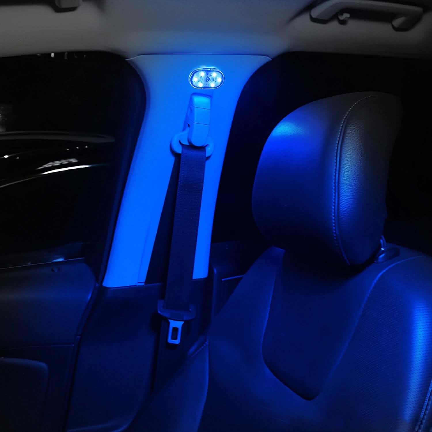 4-Pieces: Cordless Car Interior Light USB Rechargeable Automotive - Tophatter Daily Deals