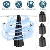 4-Pieces: Fly Repellent Fan Table Top Battery Powered Bug Deterrent Pest Control - Tophatter Daily Deals