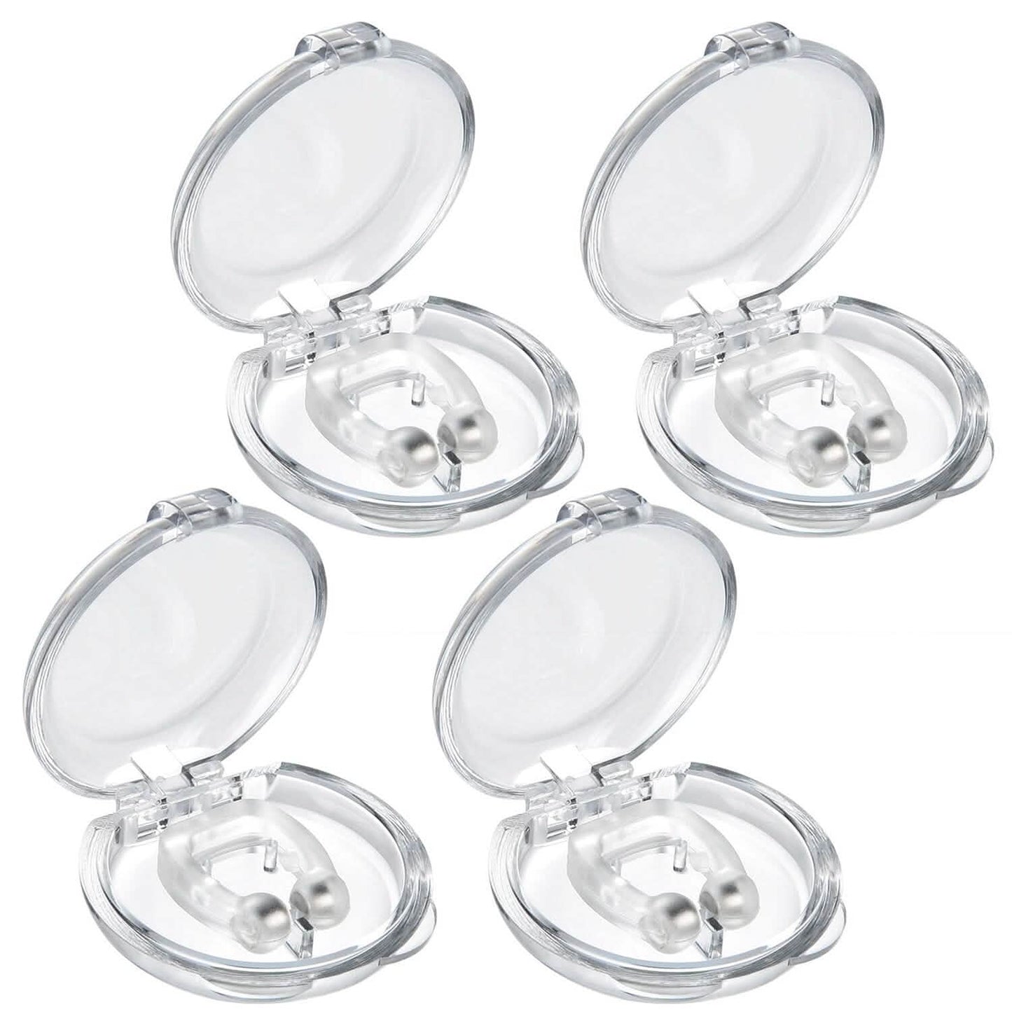 4-Pieces: Magnetic Nose Clip Anti Snoring Device Health & Wellness - Tophatter Daily Deals