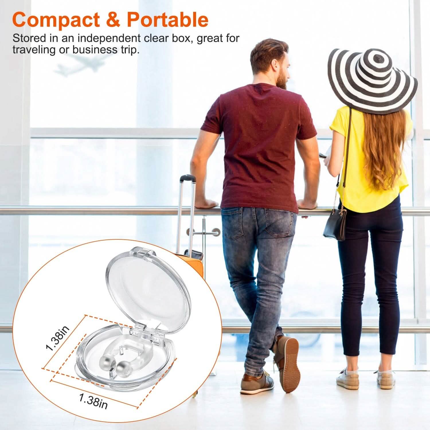 4-Pieces: Magnetic Nose Clip Anti Snoring Device Health & Wellness - Tophatter Daily Deals