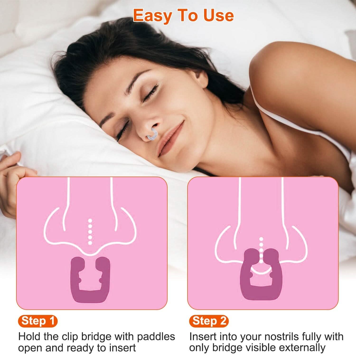 4-Pieces: Magnetic Nose Clip Anti Snoring Device Health & Wellness - Tophatter Daily Deals