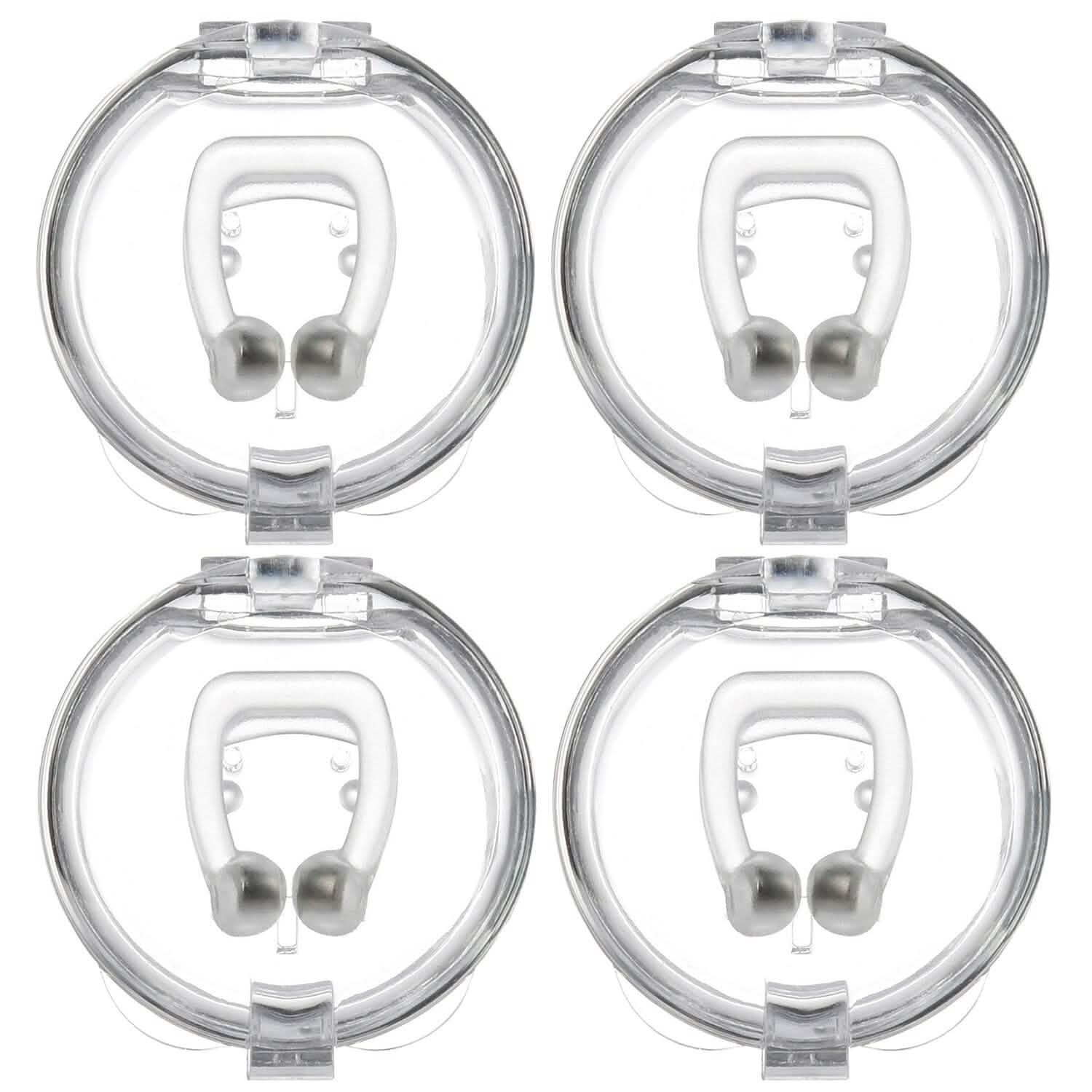 4-Pieces: Magnetic Nose Clip Anti Snoring Device Health & Wellness - Tophatter Daily Deals