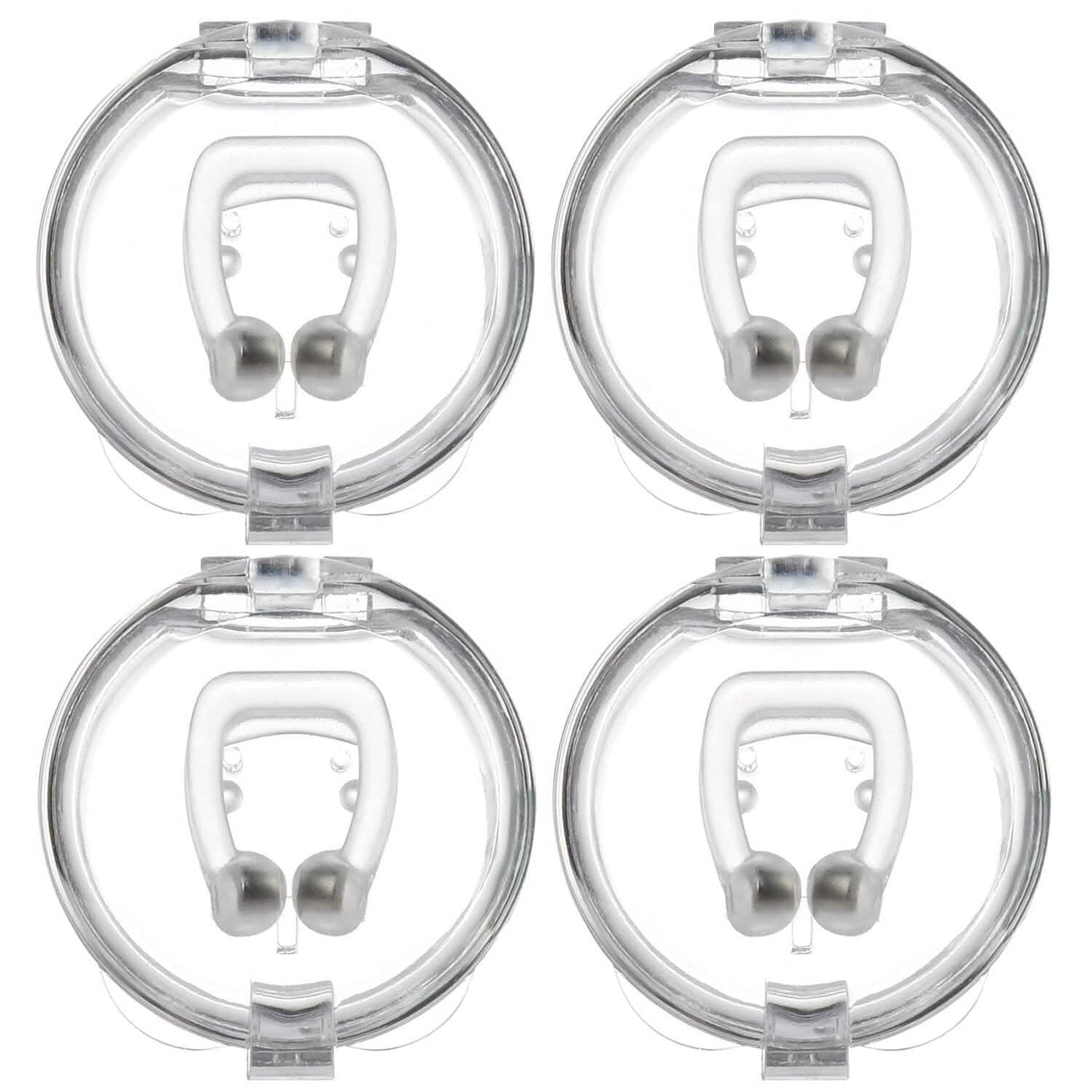 4-Pieces: Magnetic Nose Clip Anti Snoring Device Health & Wellness - Tophatter Daily Deals