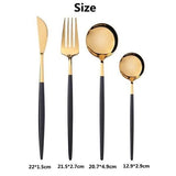 4-Pieces: Mirror Polish Dinnerware Set Stainless Steel Cutlery Set Flat Tableware Wine & Dining - Tophatter Daily Deals