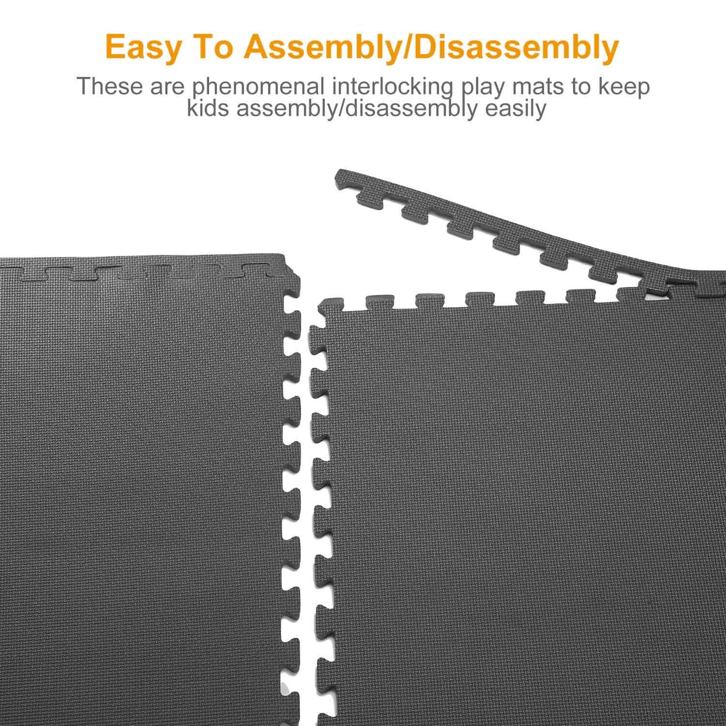 4-Pieces: Puzzle Exercise Foam Mat Fitness & Exercise - Tophatter Daily Deals
