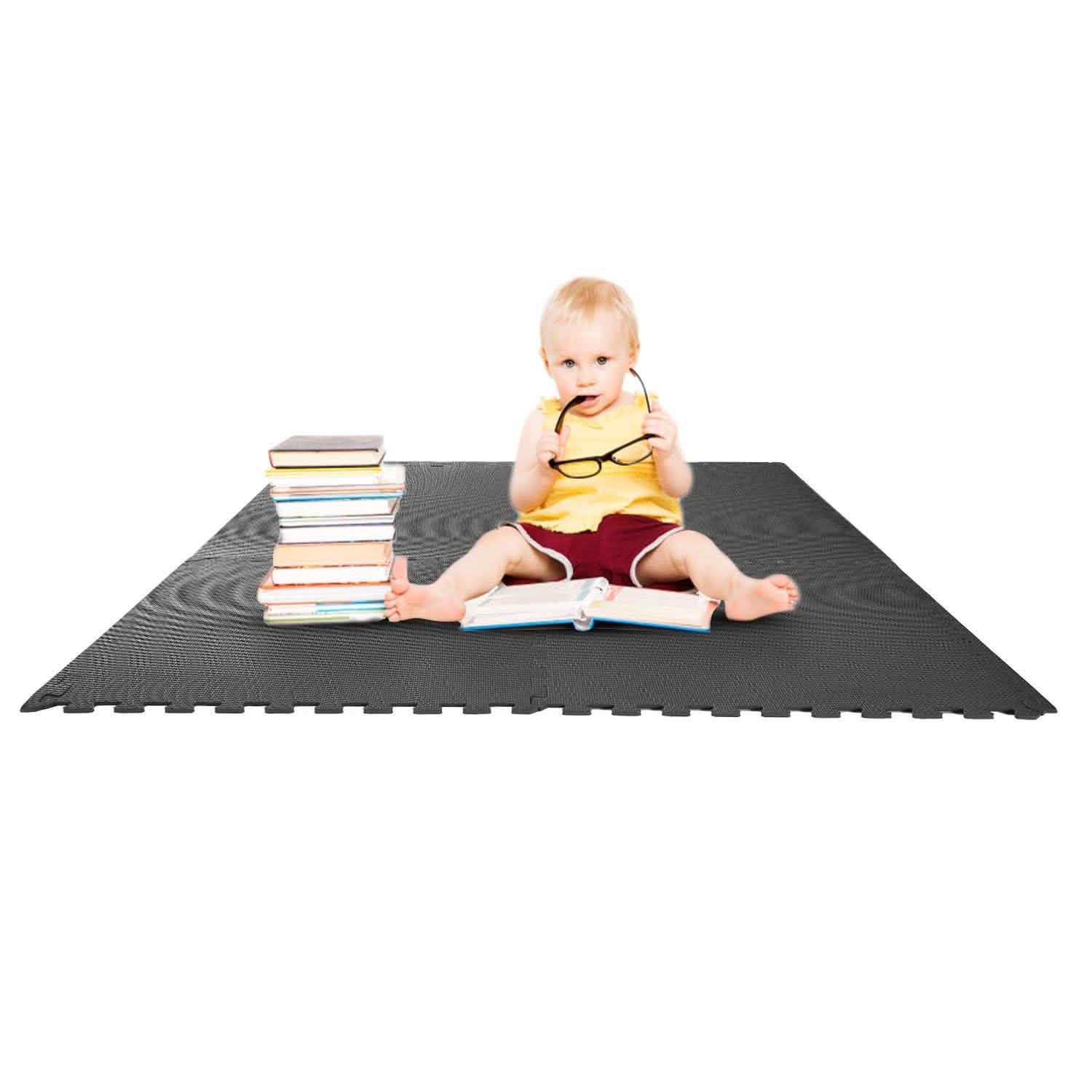 4-Pieces: Puzzle Exercise Foam Mat Fitness & Exercise - Tophatter Daily Deals