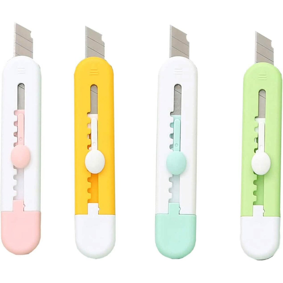4-Pieces: Retractable Mini Art Cutter School, Office & Art Supplies - Tophatter Daily Deals