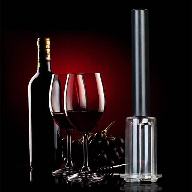 4-Pieces Set: Air Pump Wine Bottle Opener Wine & Dining - Tophatter Daily Deals