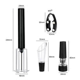 4-Pieces Set: Air Pump Wine Bottle Opener Wine & Dining - Tophatter Daily Deals