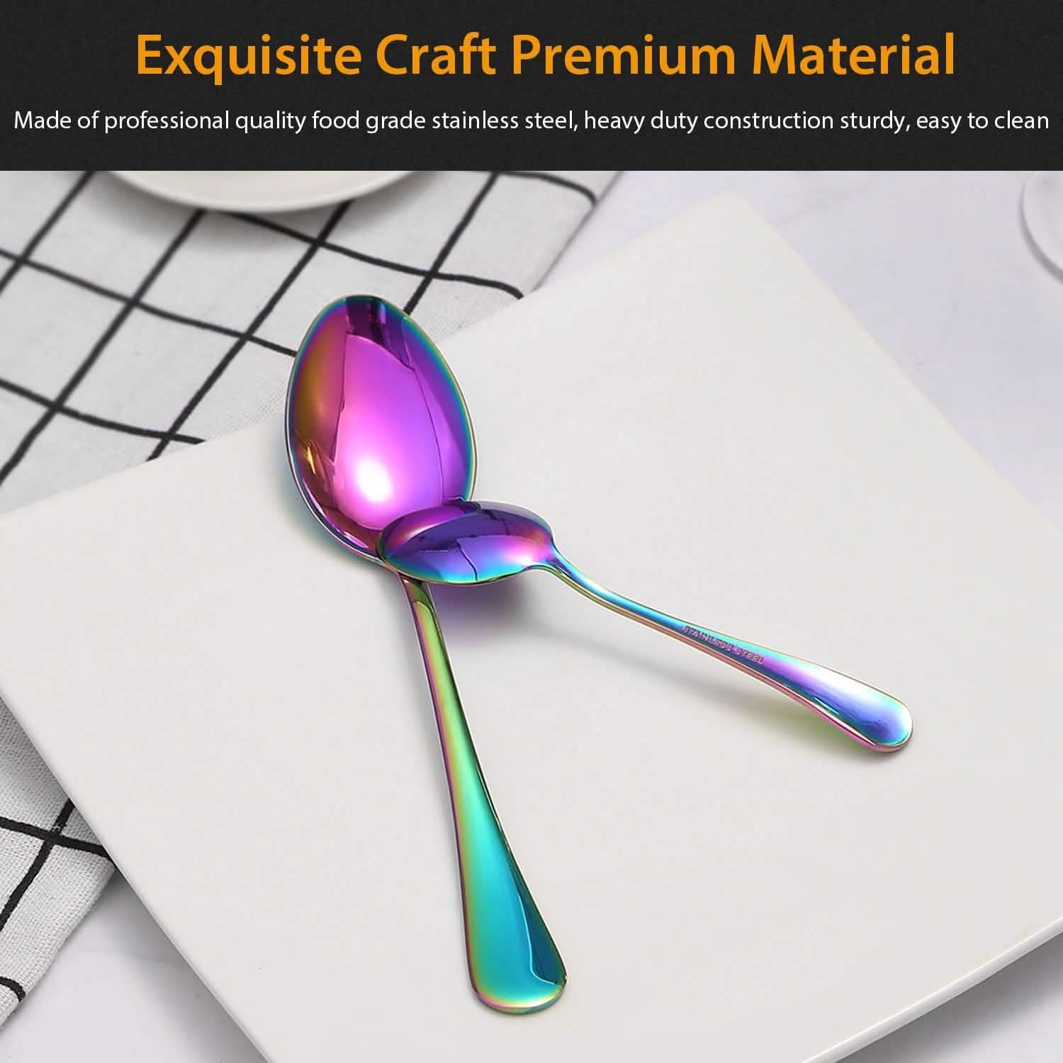 4-Pieces Set: Flatware Stainless Steel Silverware Cutlery Kitchen Set Wine & Dining - Tophatter Daily Deals