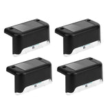 4-Pieces: Solar Powered LED Step Lights Outdoor Lighting - Tophatter Daily Deals
