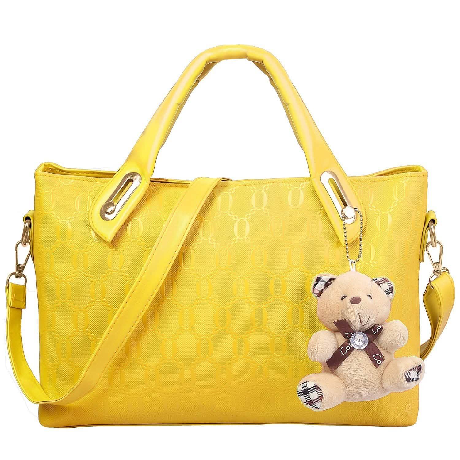 4-Pieces: Women Leather Handbag Handbags & Wallets - Tophatter Daily Deals