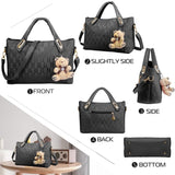 4-Pieces: Women Leather Handbag Handbags & Wallets - Tophatter Daily Deals