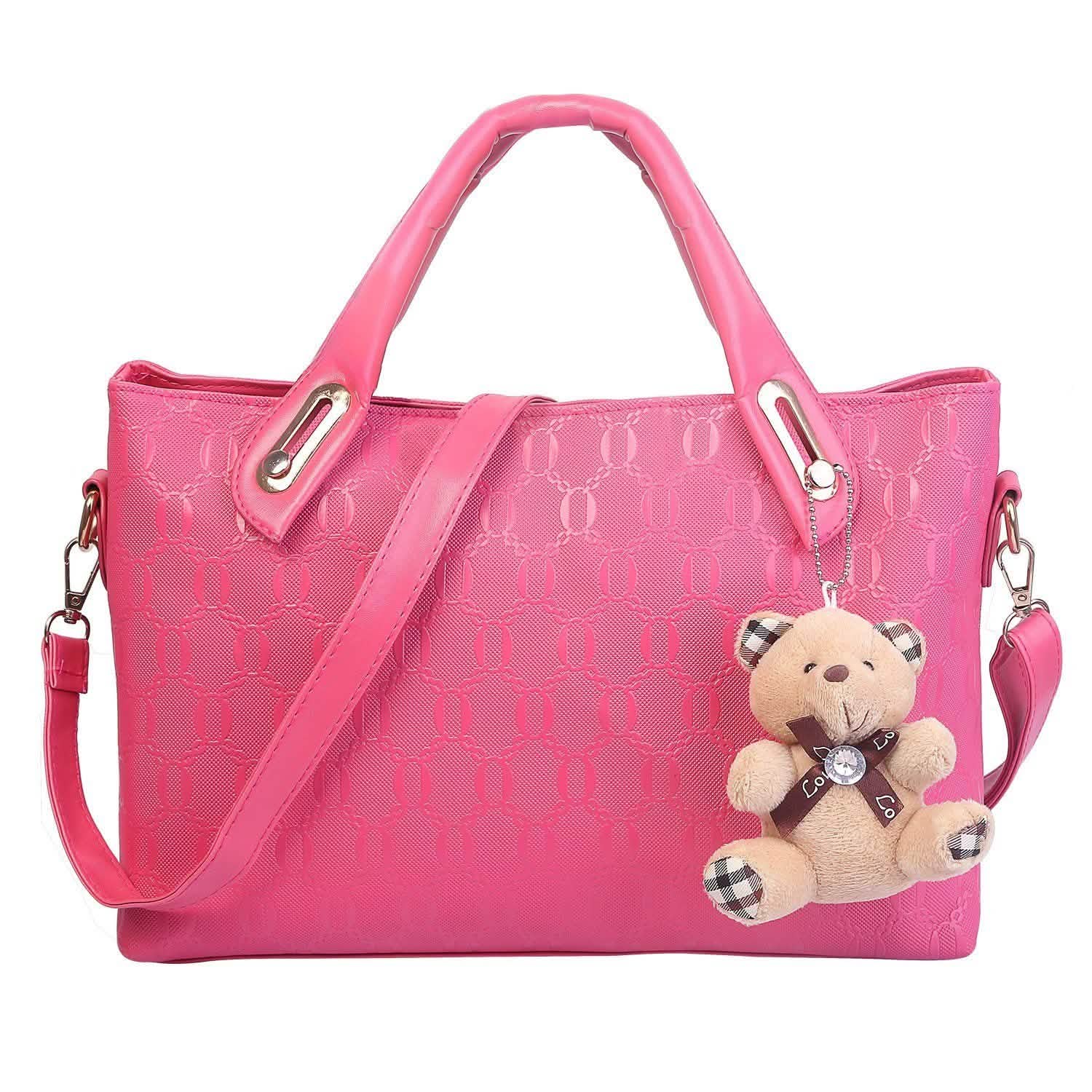 4-Pieces: Women Leather Handbag Handbags & Wallets - Tophatter Daily Deals