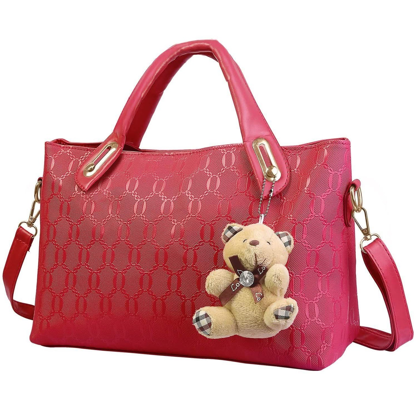 4-Pieces: Women Leather Handbag Handbags & Wallets - Tophatter Daily Deals
