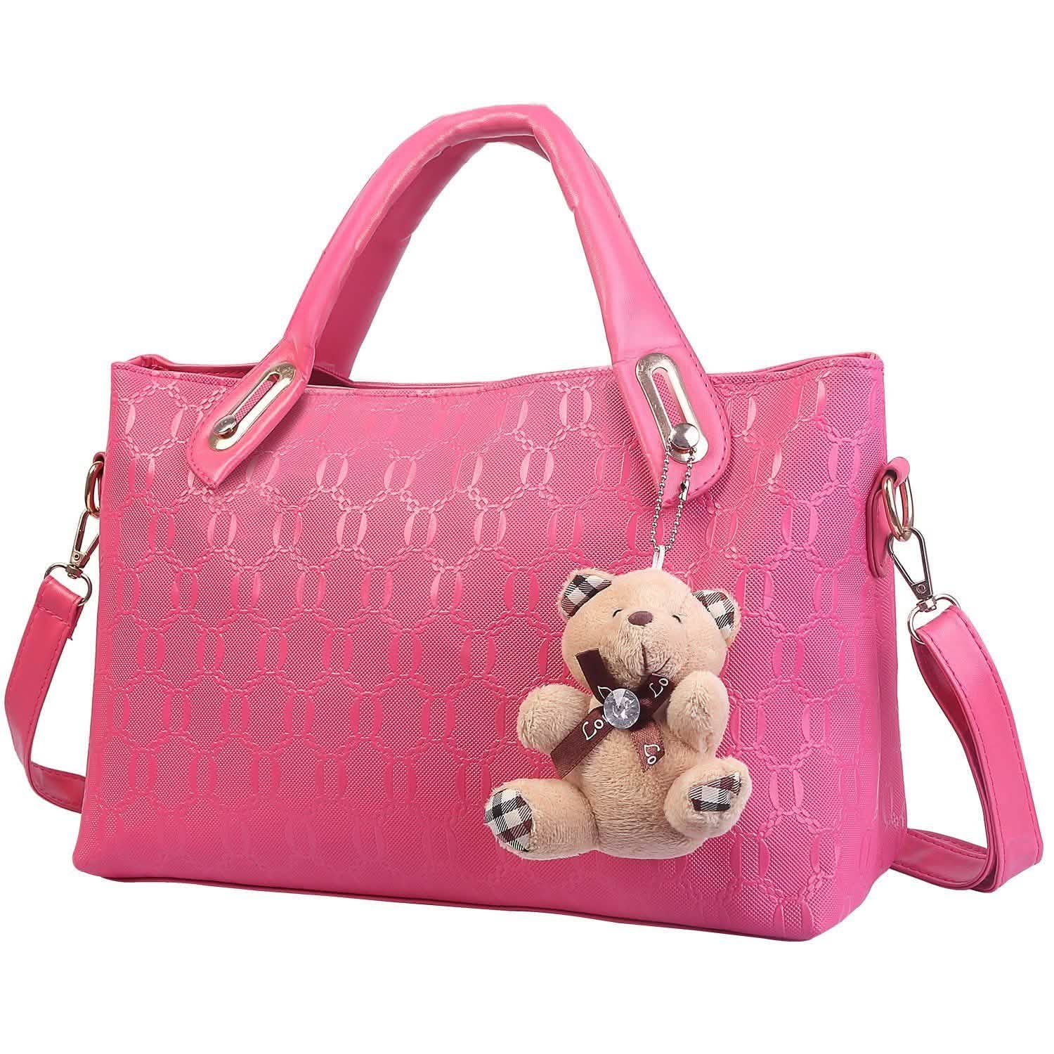 4-Pieces: Women Leather Handbag Handbags & Wallets - Tophatter Daily Deals
