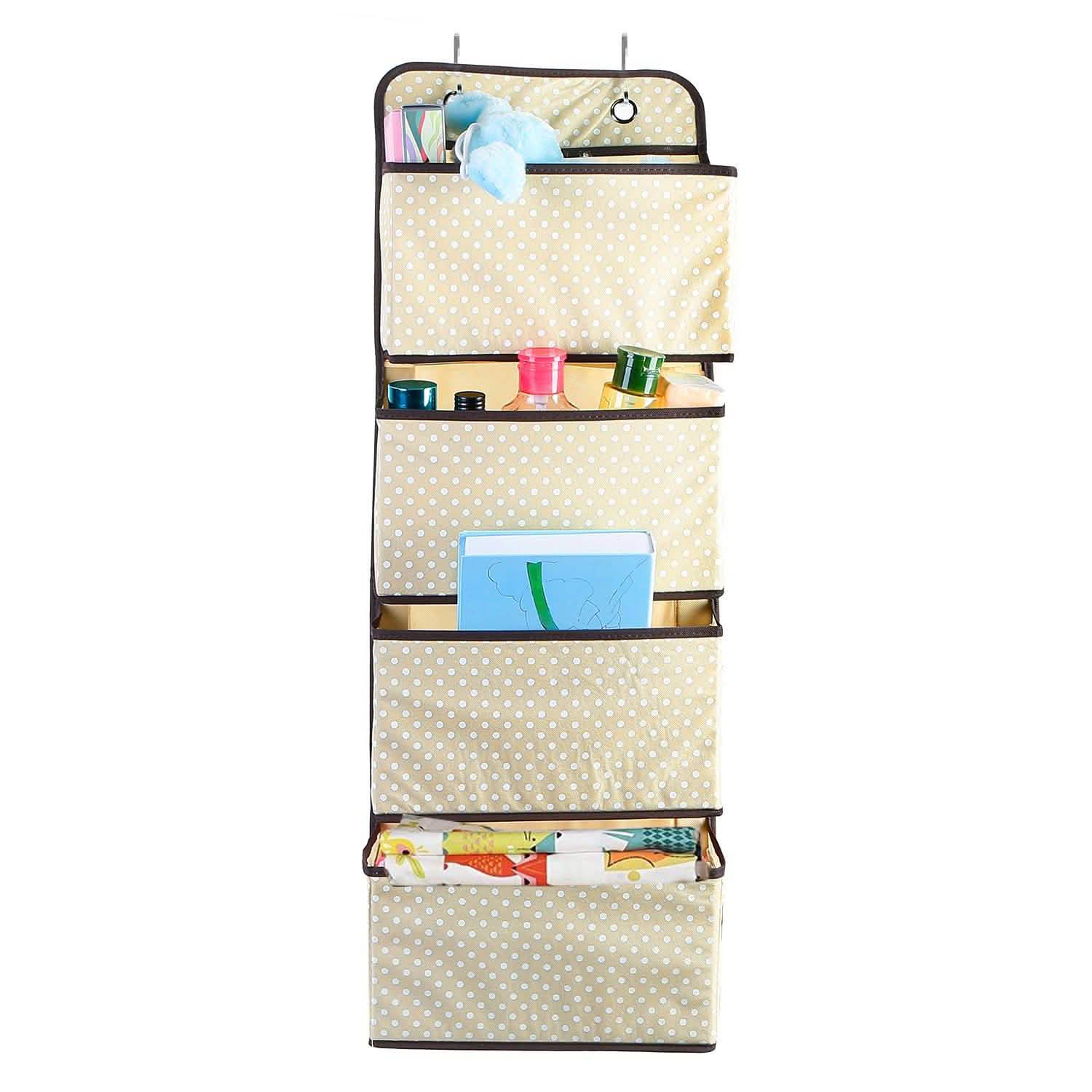 4-Pockets Wall Mount Closet Storage Organizer Storage & Organization - Tophatter Daily Deals