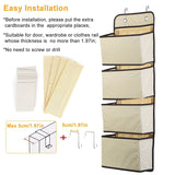 4-Pockets Wall Mount Closet Storage Organizer Storage & Organization - Tophatter Daily Deals