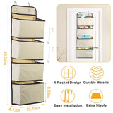 4-Pockets Wall Mount Closet Storage Organizer Storage & Organization - Tophatter Daily Deals