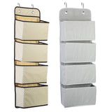 4-Pockets Wall Mount Closet Storage Organizer Storage & Organization - Tophatter Daily Deals