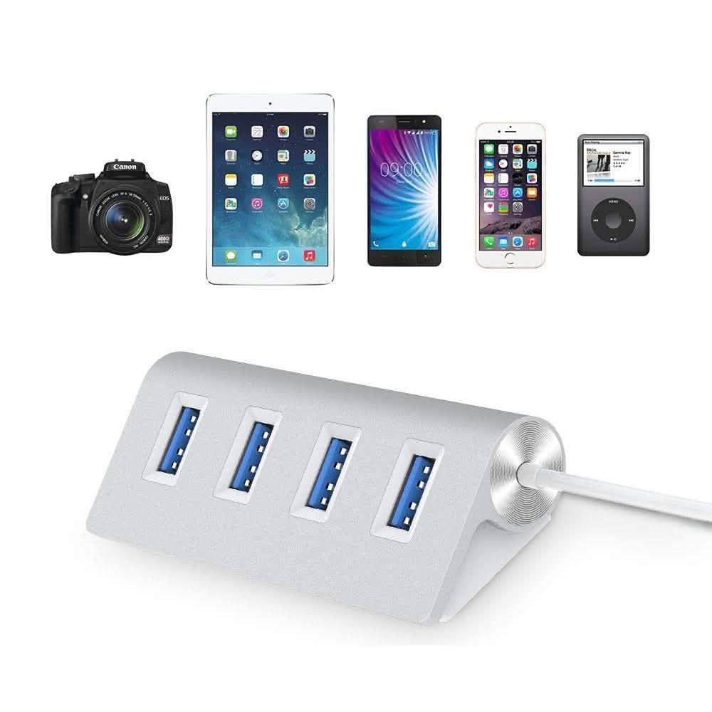 4 Port USB 3.0 5Gbps Expansions Hub Splitter Computer Accessories - Tophatter Daily Deals